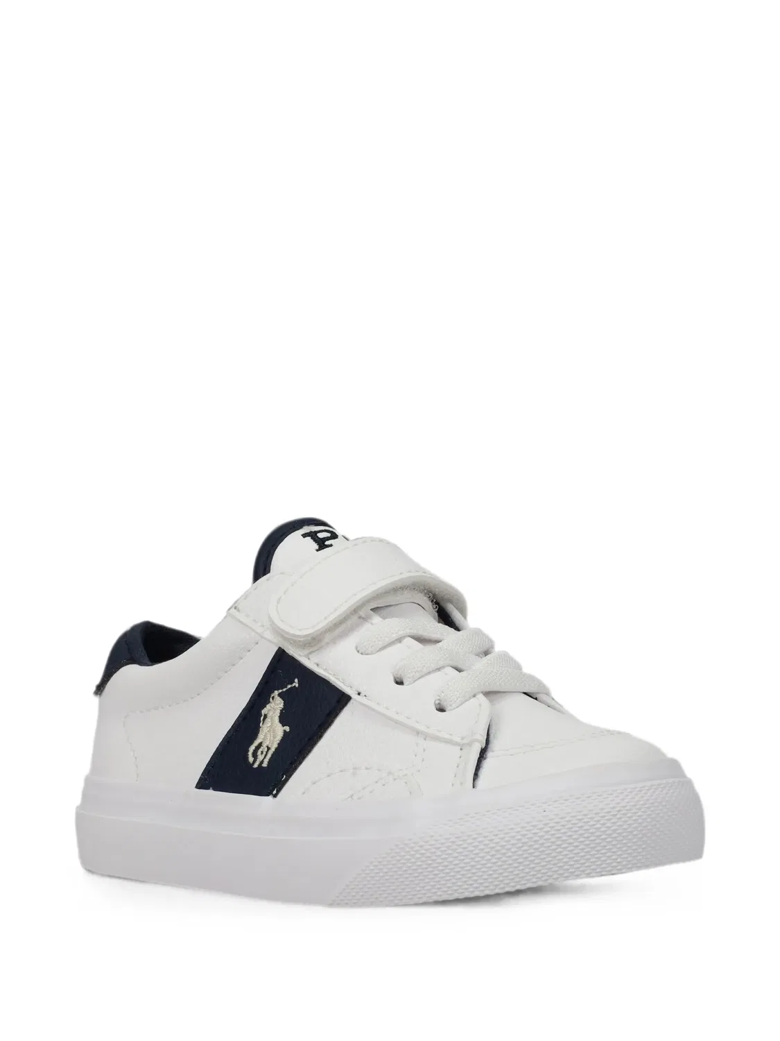 Кроссовки Polo Pony на липучках Polo Ralph Lauren Kids, белый — фото 2