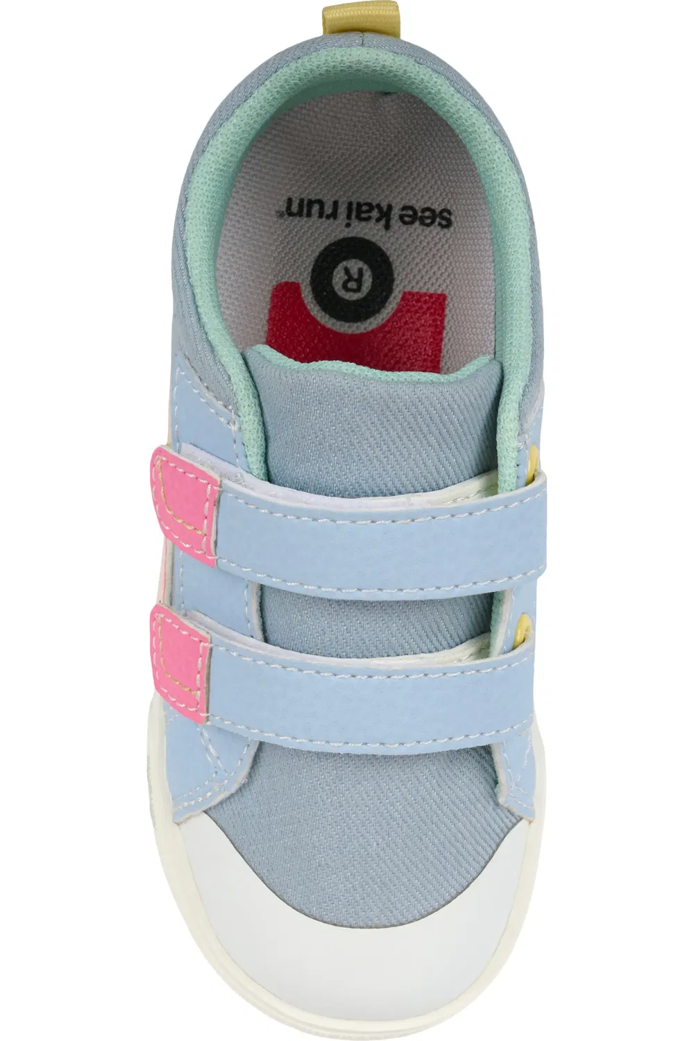 Кроссовки детские с регулируемыми ремешками Riley See Kai Run, Sky Blue Denim — фото 4