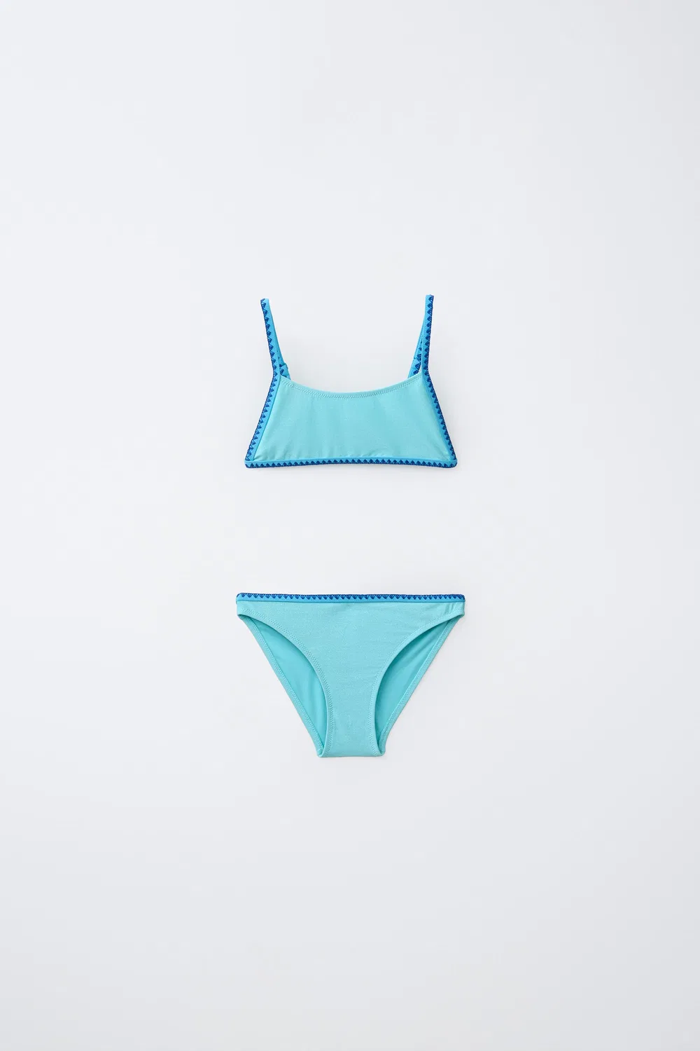 БЛЕСТЯЩЕЕ БИКИНИ ДЛЯ ДЕТЕЙ 6-14 ЛЕТ ZARA, Light Blue