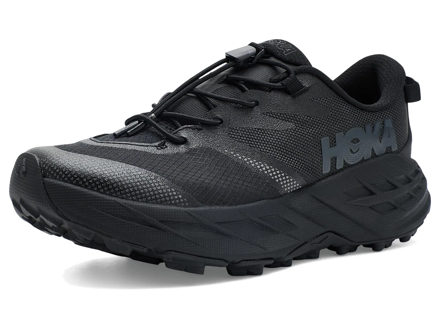 Кроссовки Speedgoat 7 (для больших детей) Hoka Kids, Black/Black
