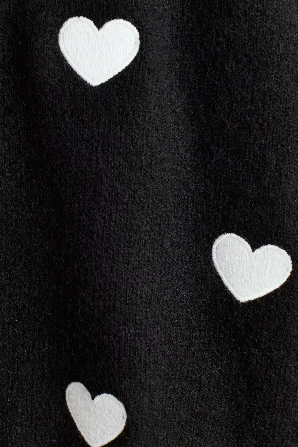 Свитер H&M, Schwarz/Herzen — фото 2