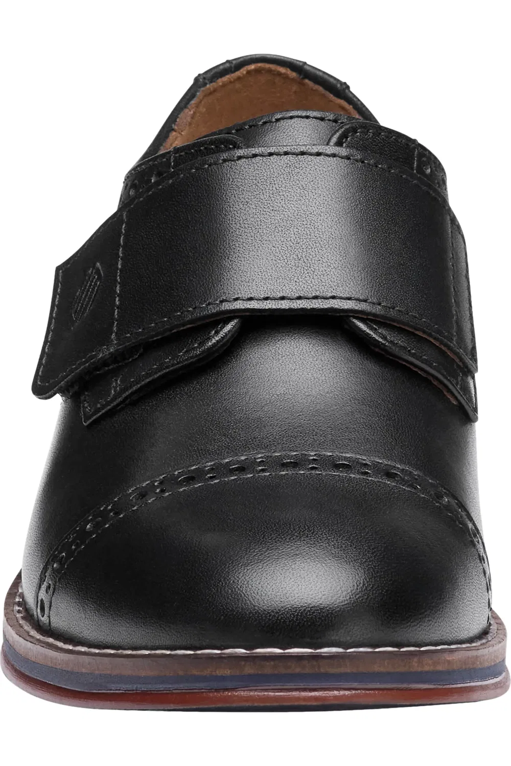 Детские туфли монки с мыском Conard Johnston & Murphy, Black Full Grain — фото 4