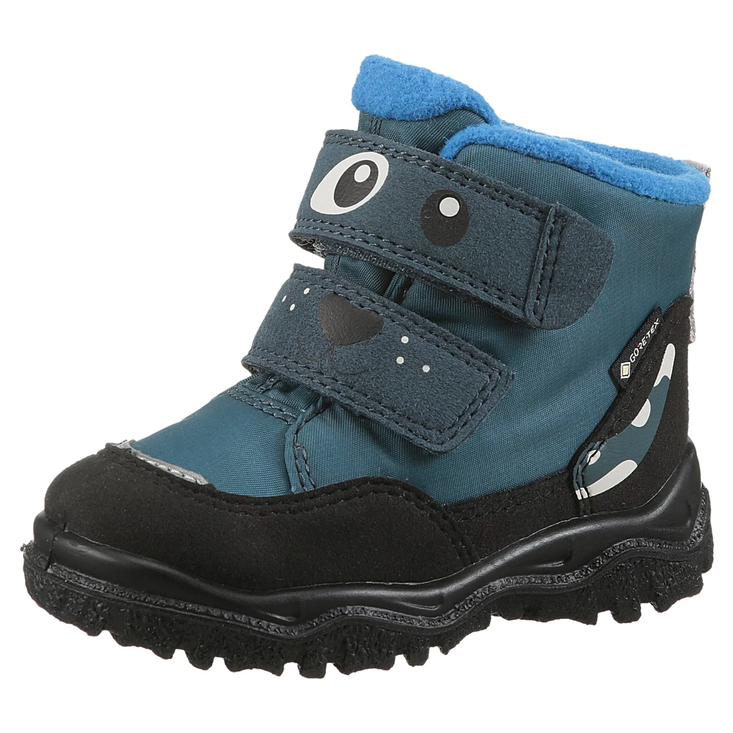 Детские зимние ботинки-снегоступы с мембраной GORE-TEX Superfit, Blue Gray/Black