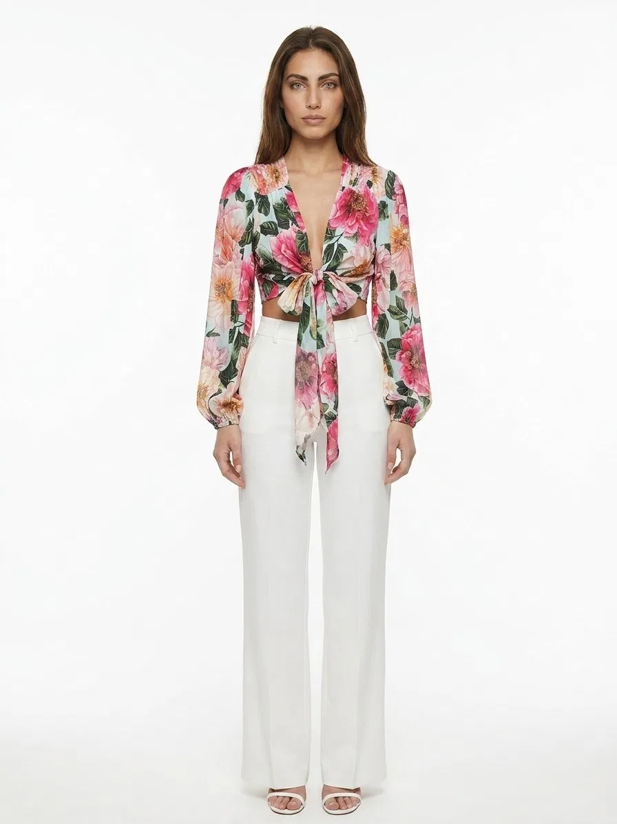 Женская футболка с длинным рукавом Dolce & Gabbana, Multicolor