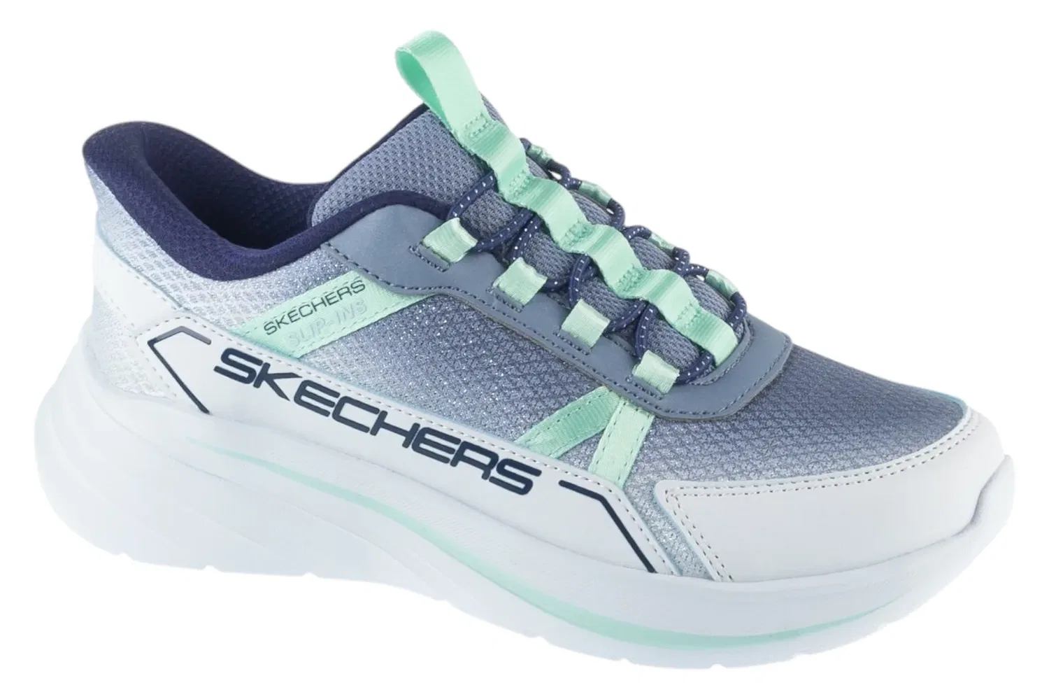 Кроссовки низкие Slip-ins Wave 92-Sparkle Sprint Skechers, синий