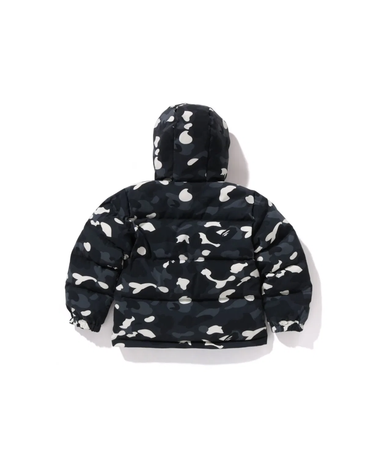 Детский пуховик с капюшоном City Camo Reversible Hoodie Down Jacket A BATHING APE, Black — фото 2