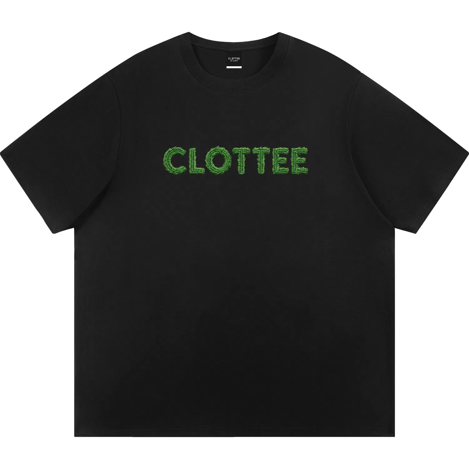 Детская футболка с круглым вырезом, прямой крой, Heavyweight Embroidered, CLOT, Ink Black (Heavyweight Embroidered) — фото 4
