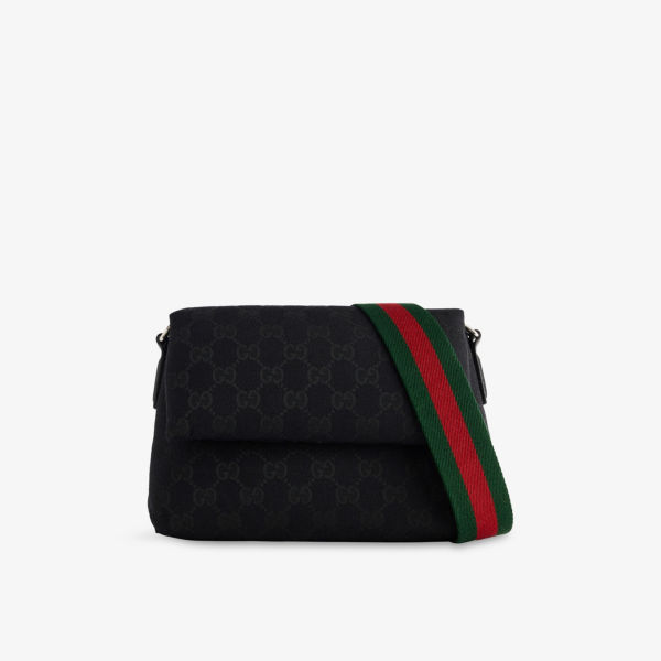

Сумка через плечо Gucci GG маленькая холщовая, мультиколор