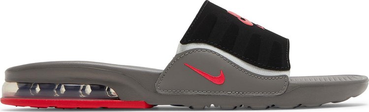 Сандалии Nike Air Max Camden Slide GS 'Flat Pewter Siren Red', серый - фото