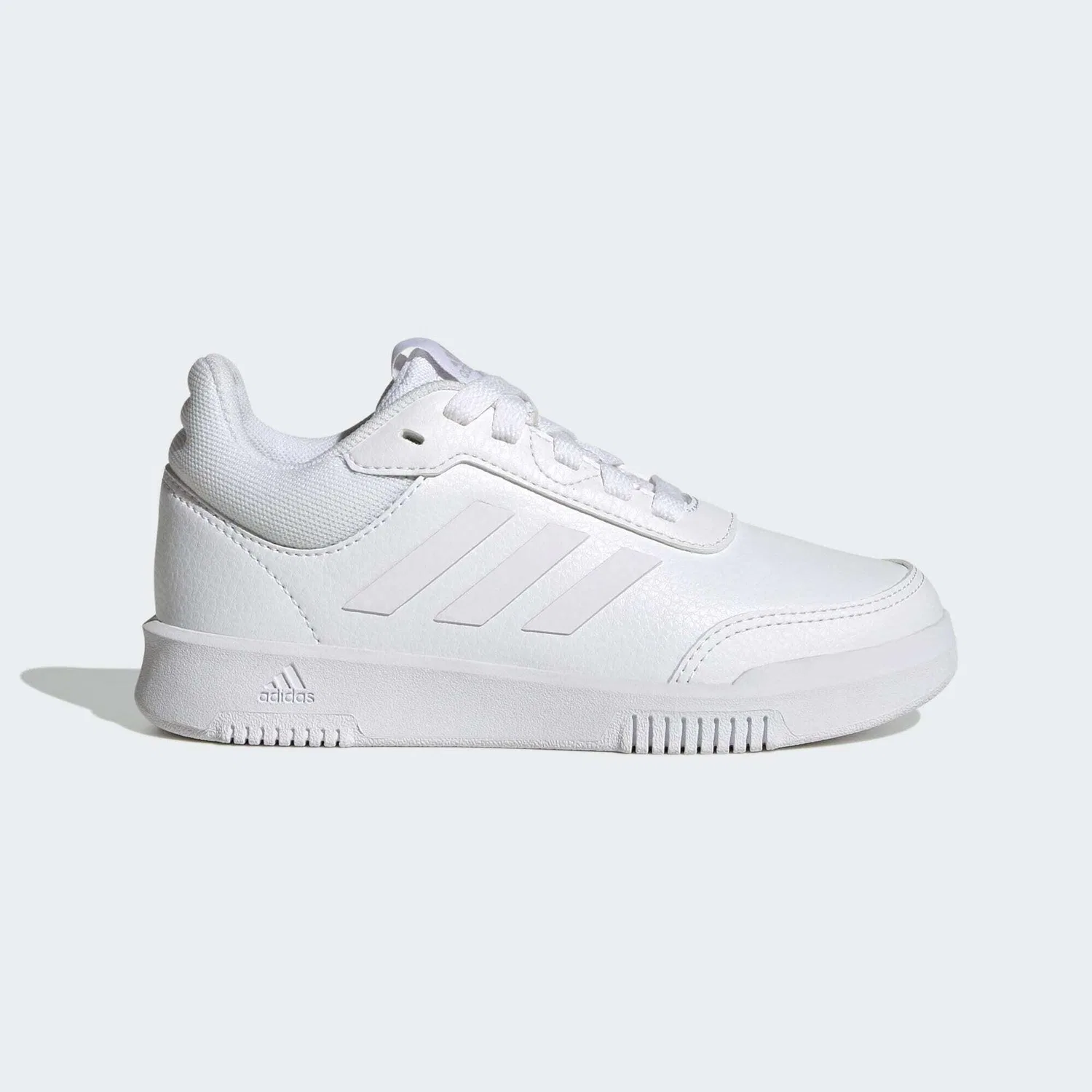 Детские кроссовки с закрытой шнуровкой Tensaur Sport Training Lace Adidas, Weiss Grau — фото 2
