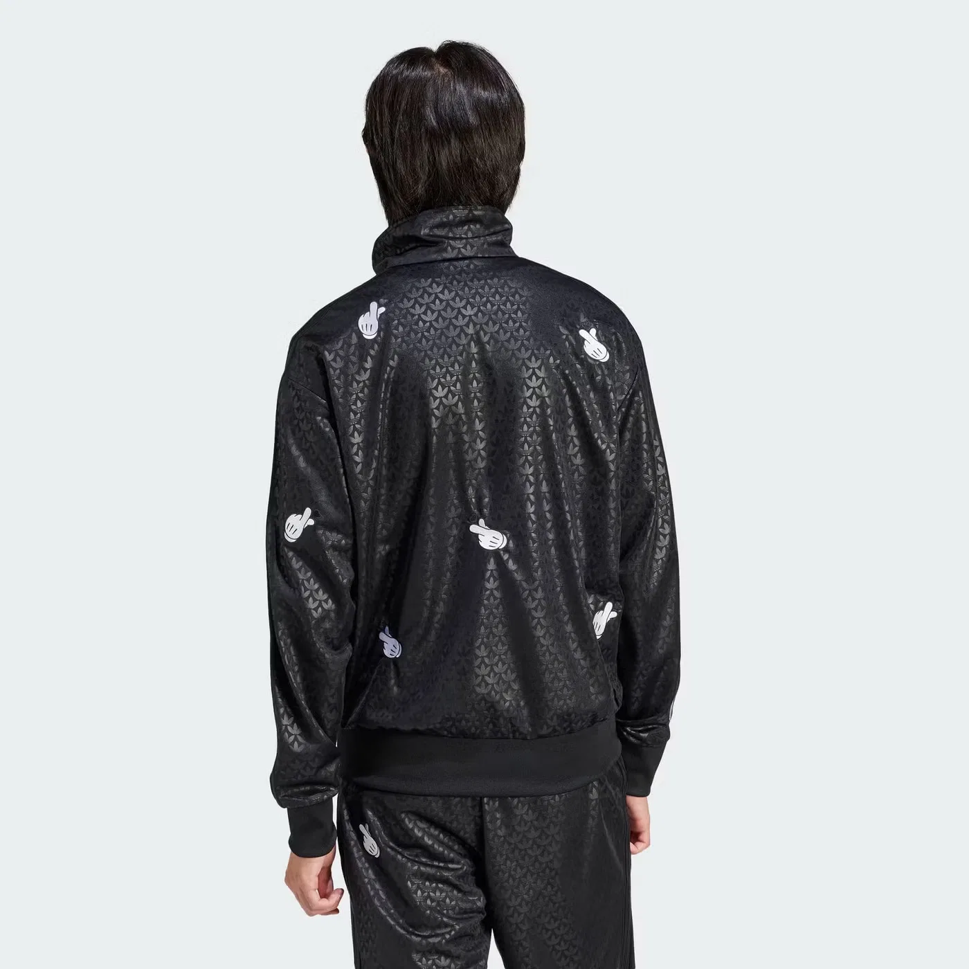 Куртка с вышивкой Firebird Adidas, черный — фото 4