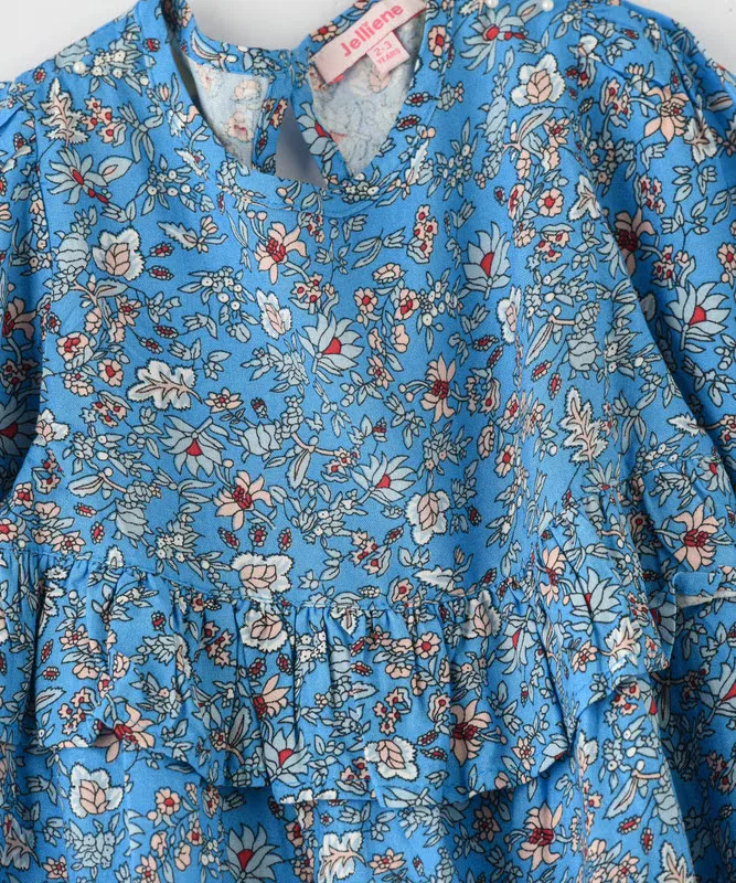 Блузка с принтом Aop woven Jelliene, синий — фото 3