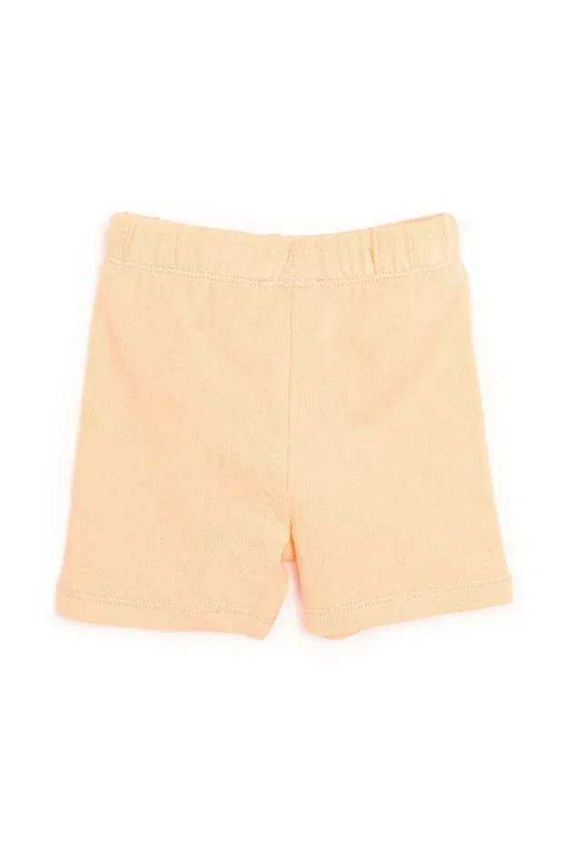 Детские шорты для девочек хлопковые Hellobaby basic shorts baby girl Ebebek Hello Baby, Powder — фото 2