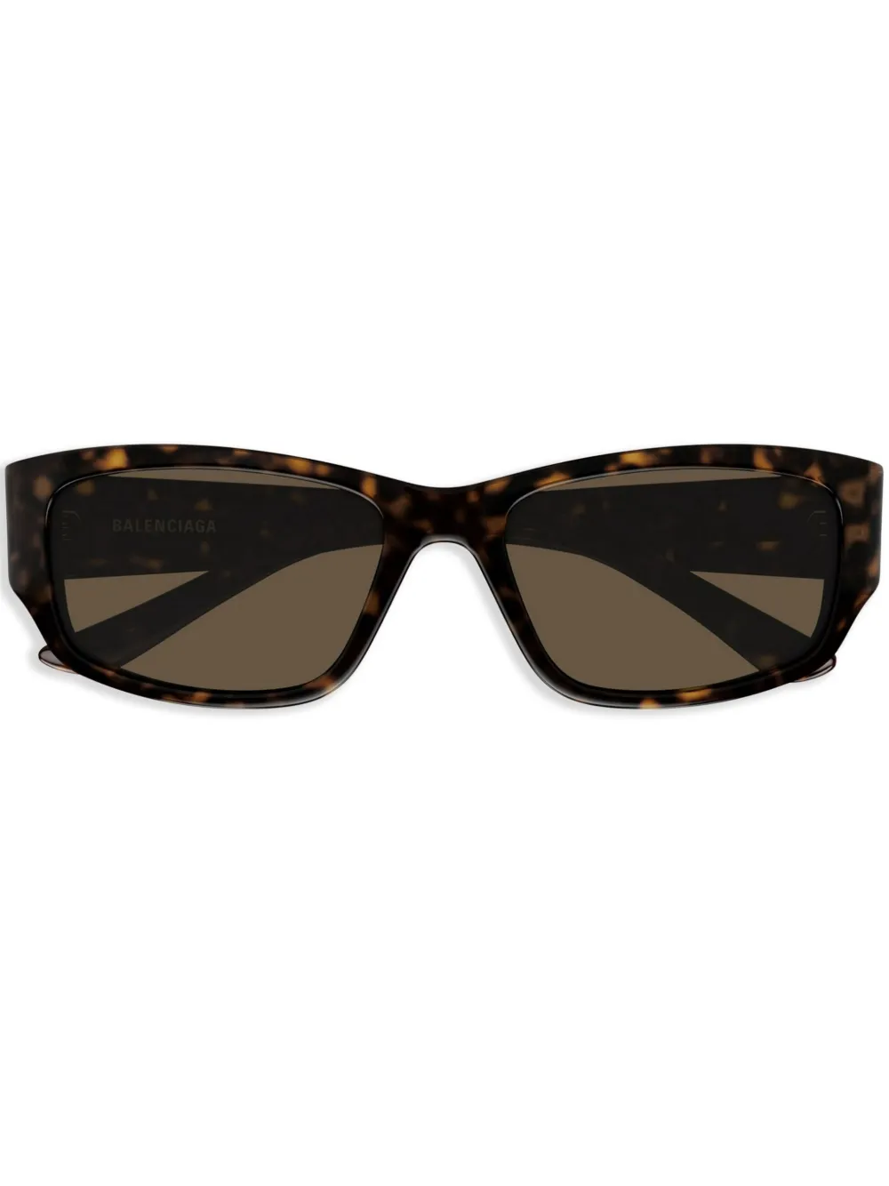 

Солнцезащитные очки в прямоугольной оправе Balenciaga Eyewear, коричневый