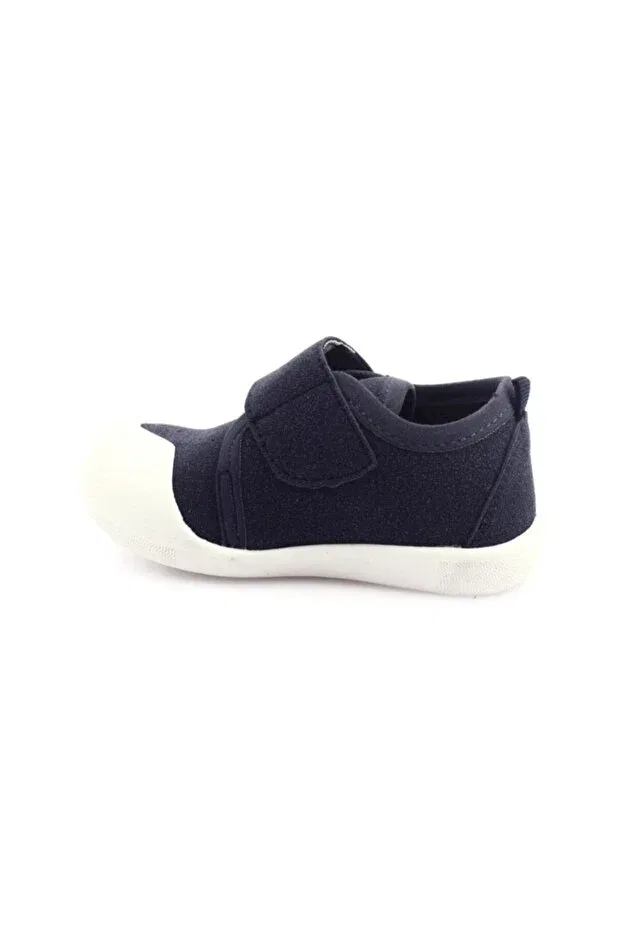 Детские туфли для новорожденных текстильные Vicco, Navy Blue — фото 3