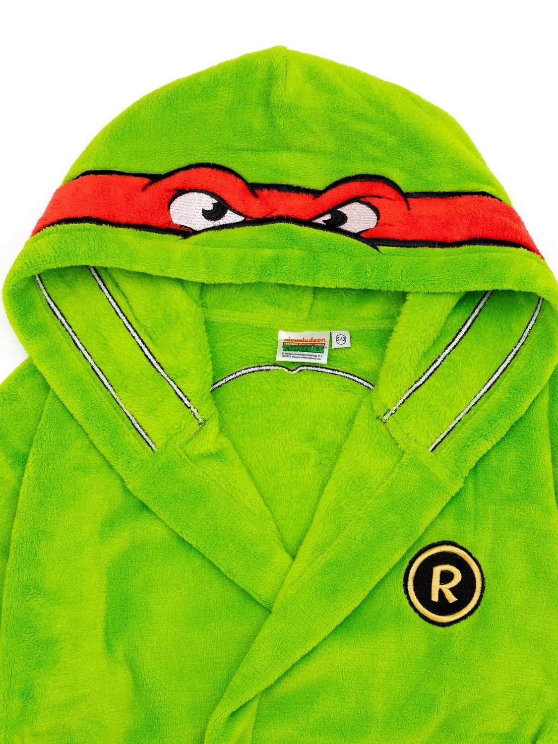 Халат с капюшоном Teenage Mutant Ninja Turtles Raphael Vanilla Underground, зеленый — фото 3