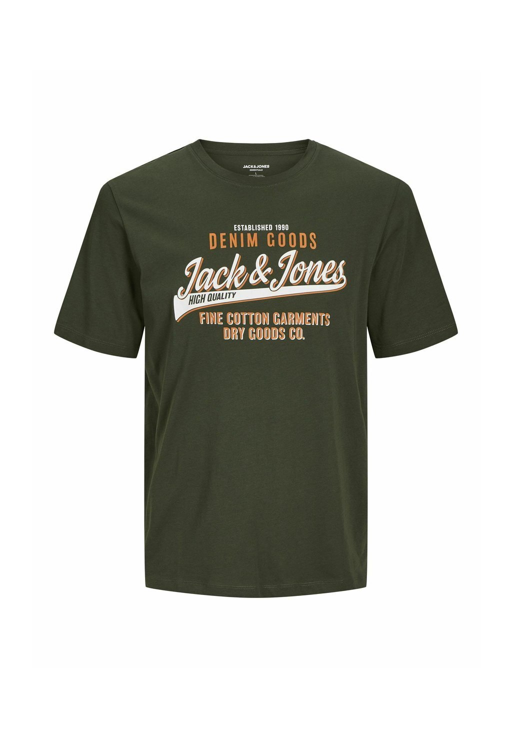 

Футболка с принтом LOGO TEE O-NECK Jack & Jones, темно-зеленый