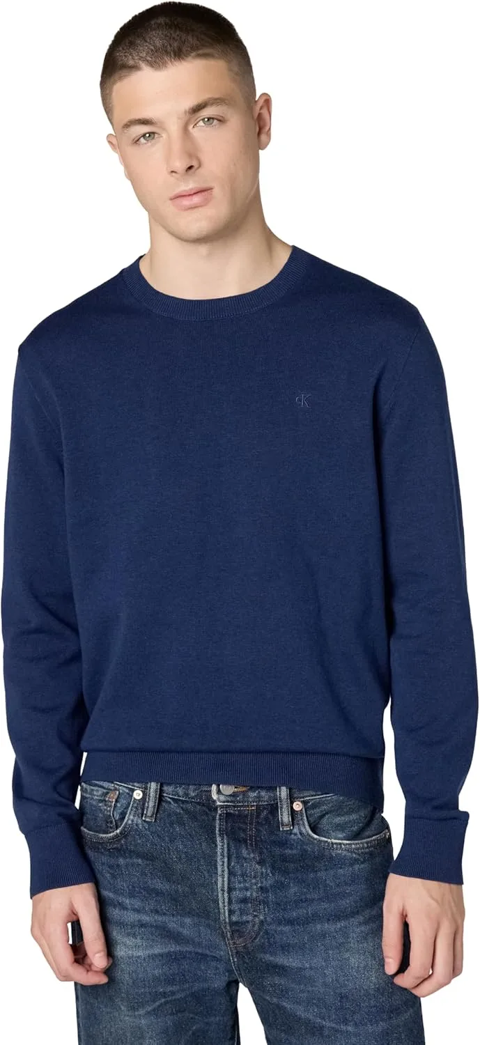 

Calvin Knit Campus Crew Neck Cotton CK Golf Sweater Calvin Klein