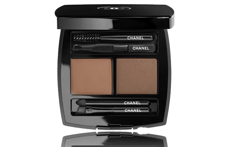 Женский набор для бровей с двумя оттенками, модель Two Tone Eyebrow Powder, CHANEL, 01