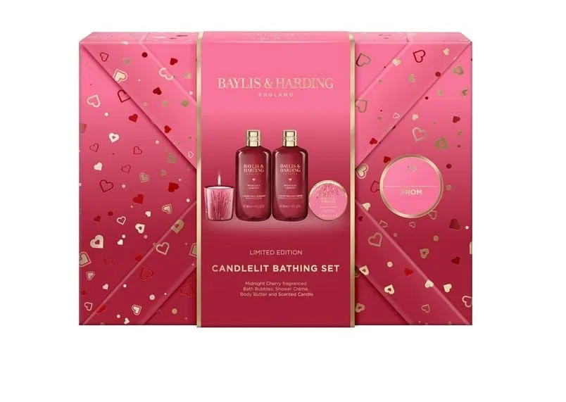 Набор средств по уходу за телом Baylis & Harding Midnight Cherry, 4 предмета
