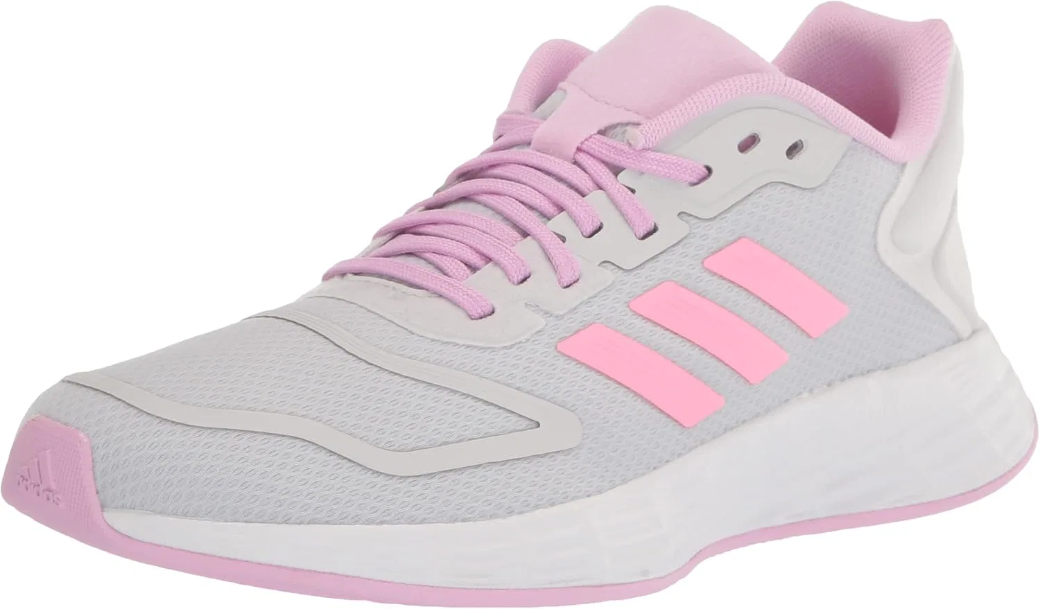 Детские кроссовки для бега Duramo 10 Adidas, Dash Grey/Beam Pink/Bliss Lilac