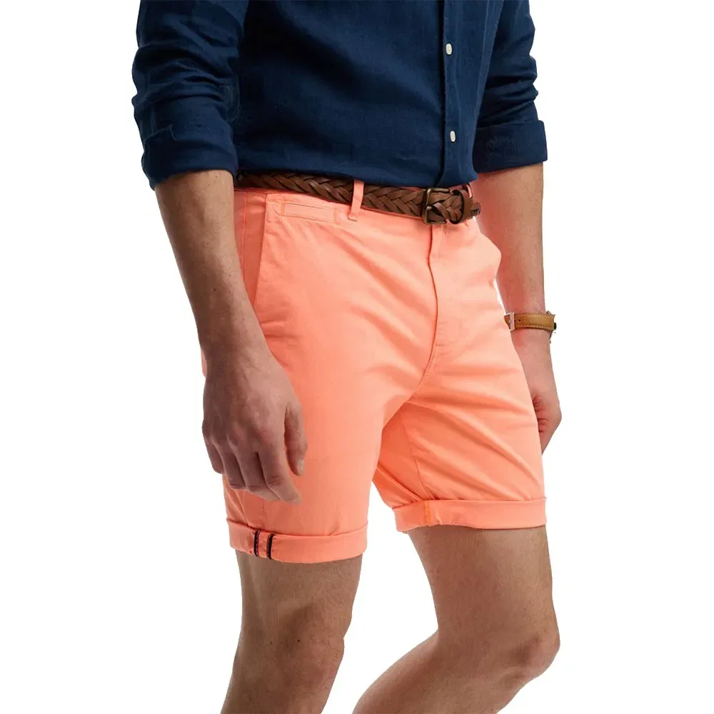 Брюки чинос Regular Superdry, оранжевый — фото 4