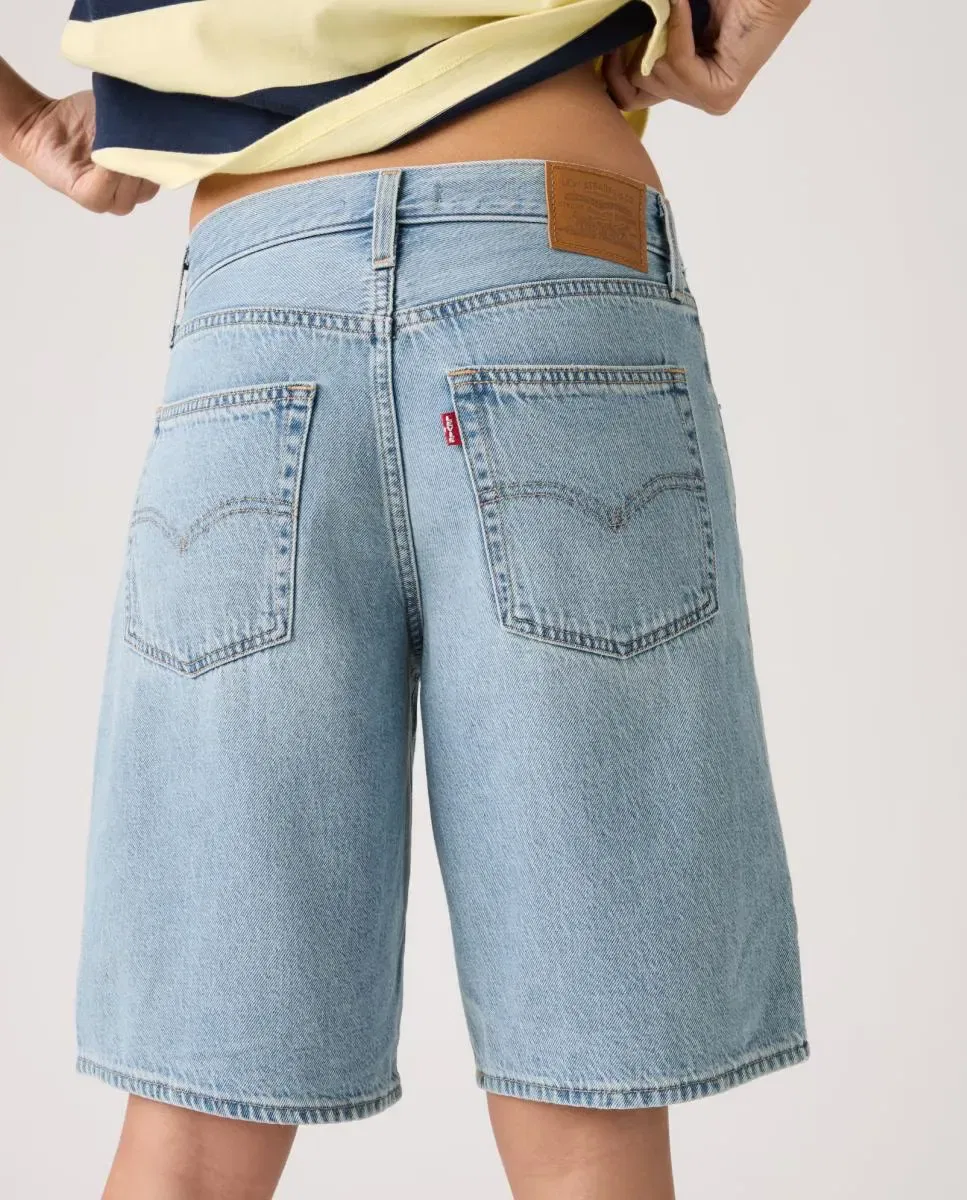 Женские шорты свободного кроя Baggy Dad Jort Levi's, Azul Claro — фото 3