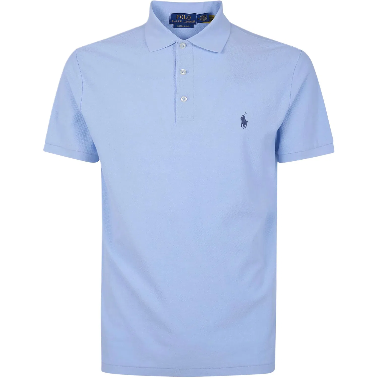 Мужское поло с коротким рукавом Slim Fit Blue Polo Ralph Lauren
