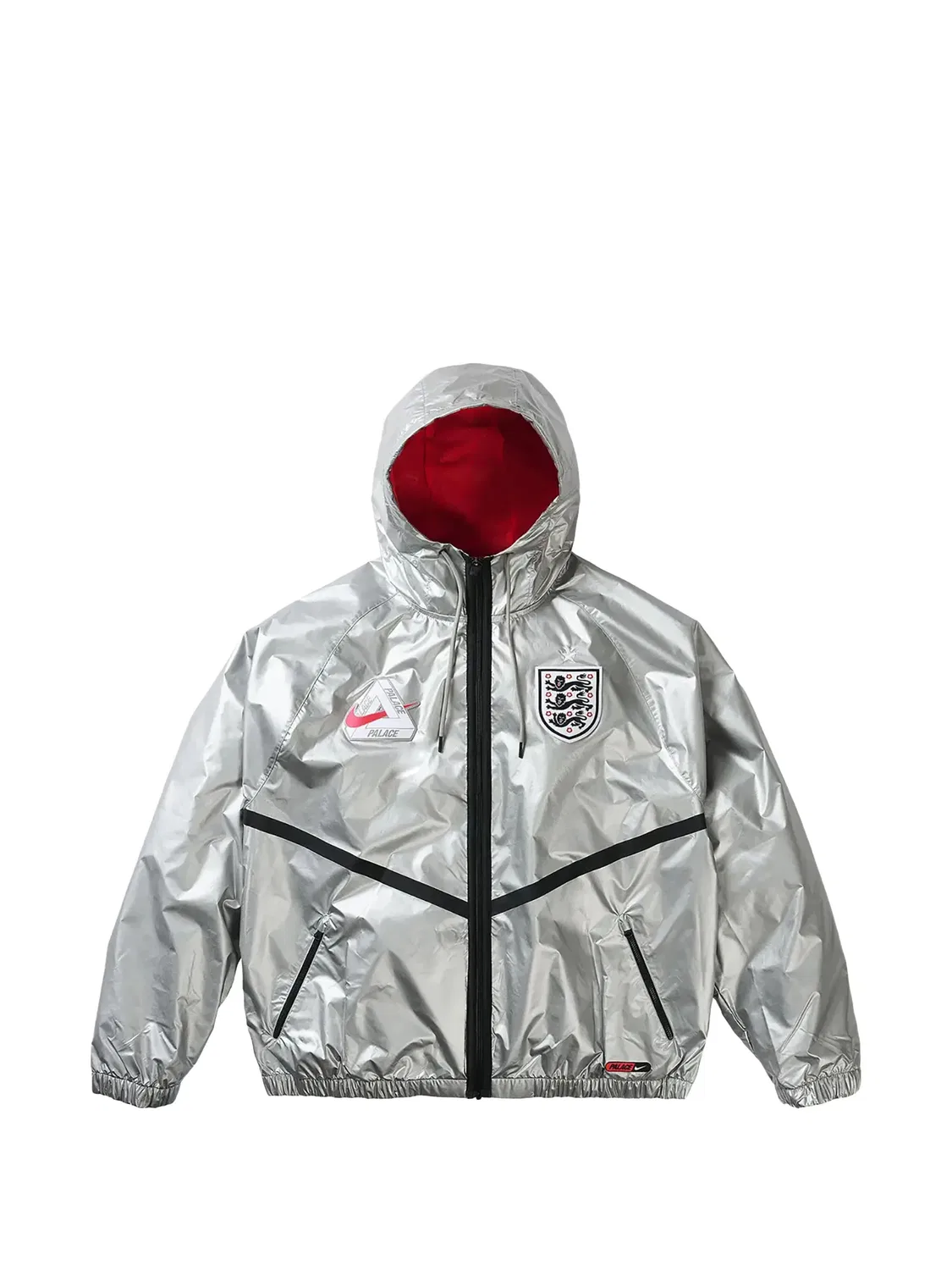 Куртка England Anthem с капюшоном из коллаборации с Palace Nike, серый