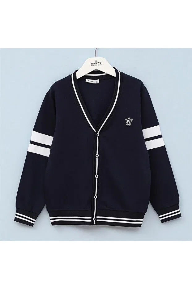 Детский кардиган с длинным рукавом Wanex, Navy Blue