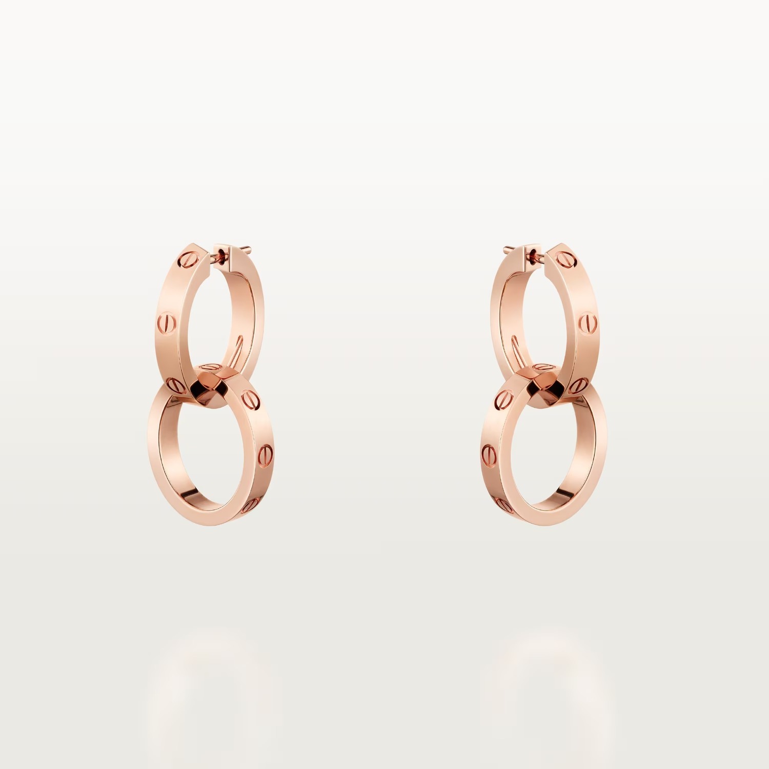 

Серьги Cartier Love, 18К розовое золото