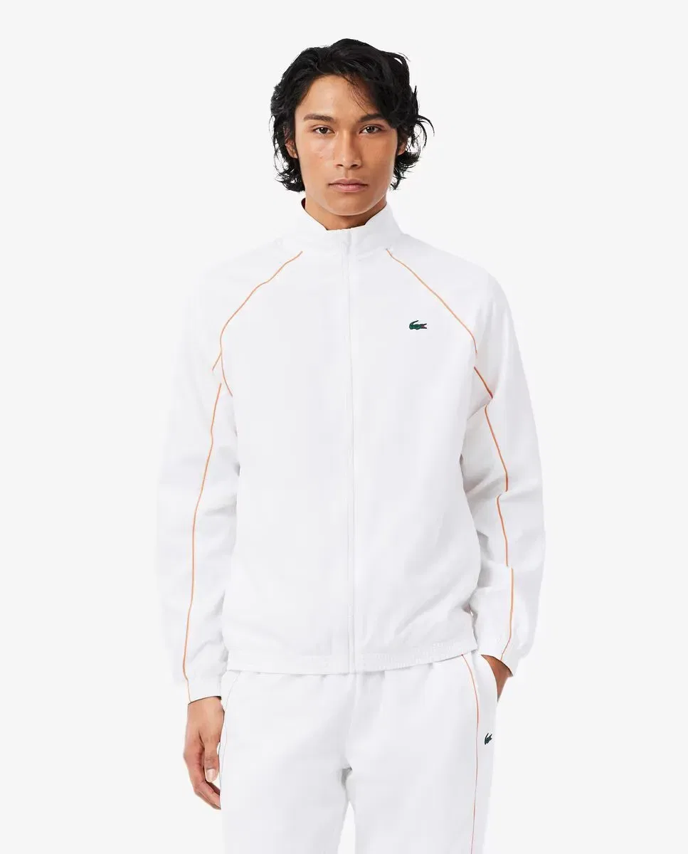 Мужской спортивный костюм с контрастной отделкой Lacoste, Blanco — фото 3