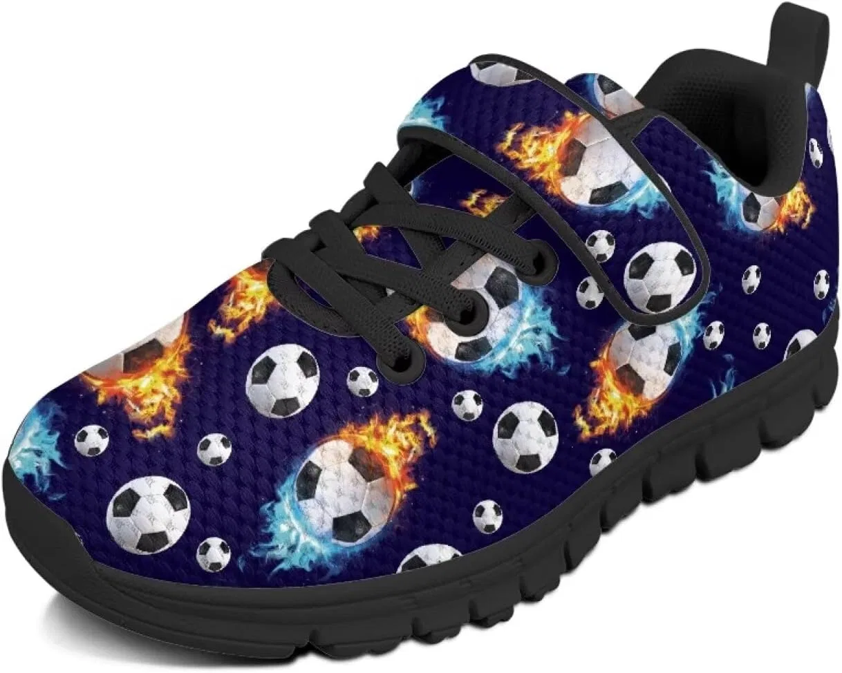 Детские кеды для мальчиков с принтом Goncariar, Flame Soccer