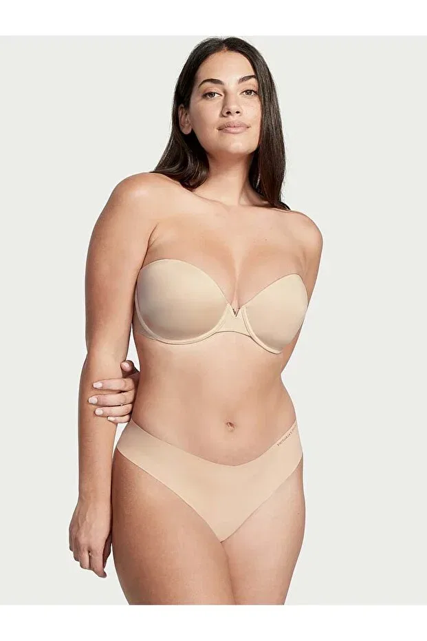 Женский бюстгальтер без бретелек с пуш-ап Victoria'S Secret, Marzipan