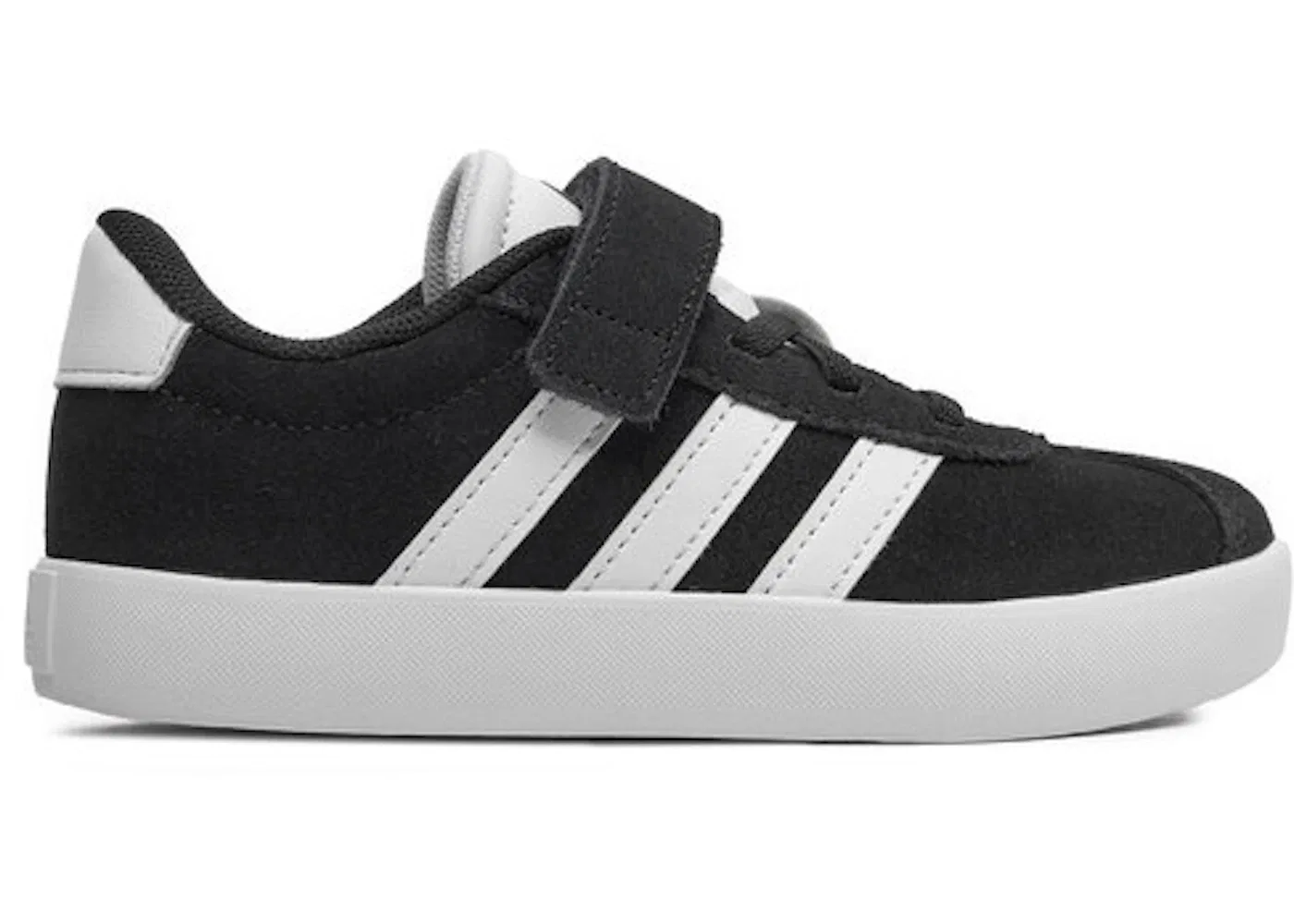Детские кроссовки для мальчиков с низким профилем Adidas Vl Court 3.0, Core Black Cloud White Core Black