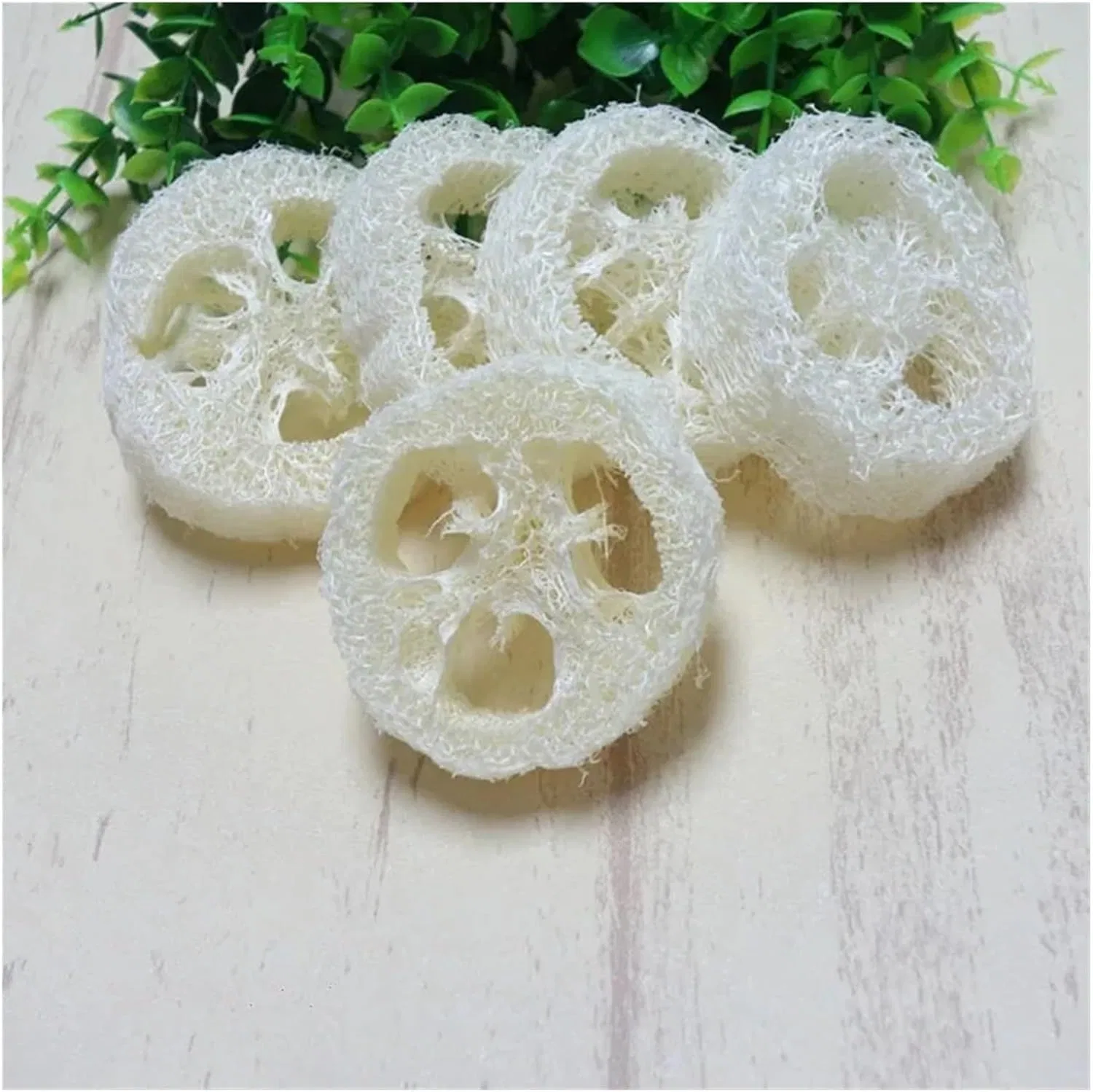Люфа для ванны Natural Loofah Slices, CLENEA, 1 шт, 50 г, One Colour — фото 2