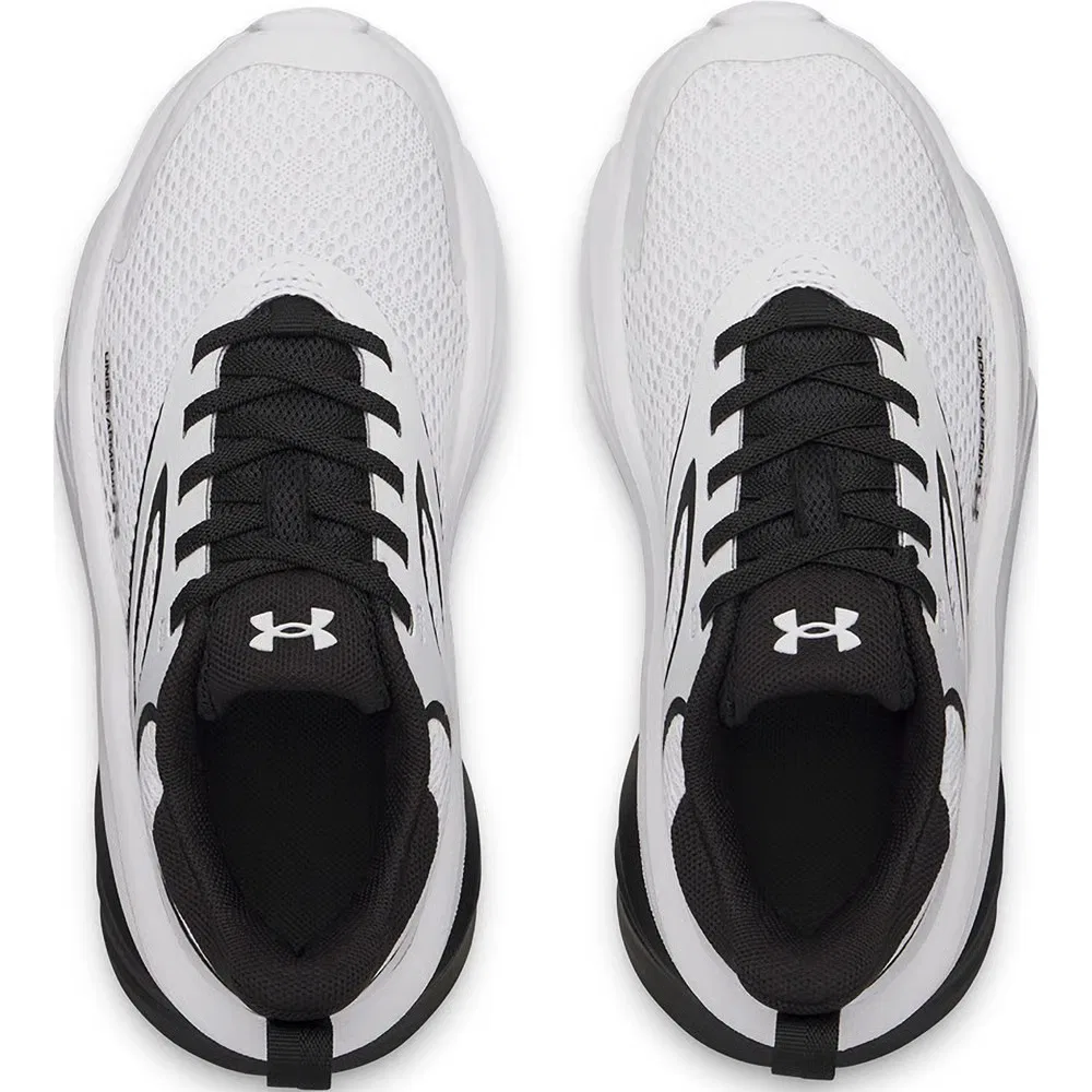 Детские кроссовки Rogue 6 Al для бега Under Armour, White/Black/Black — фото 3