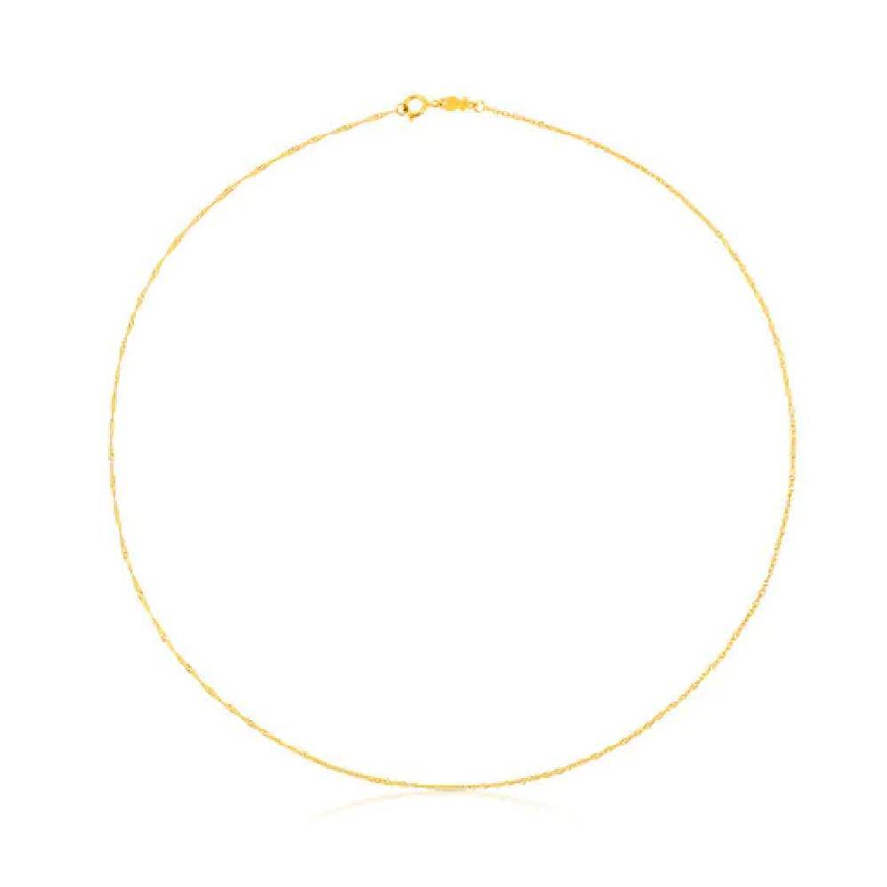 

Колье Tous Chain Cord 40 cm, золото