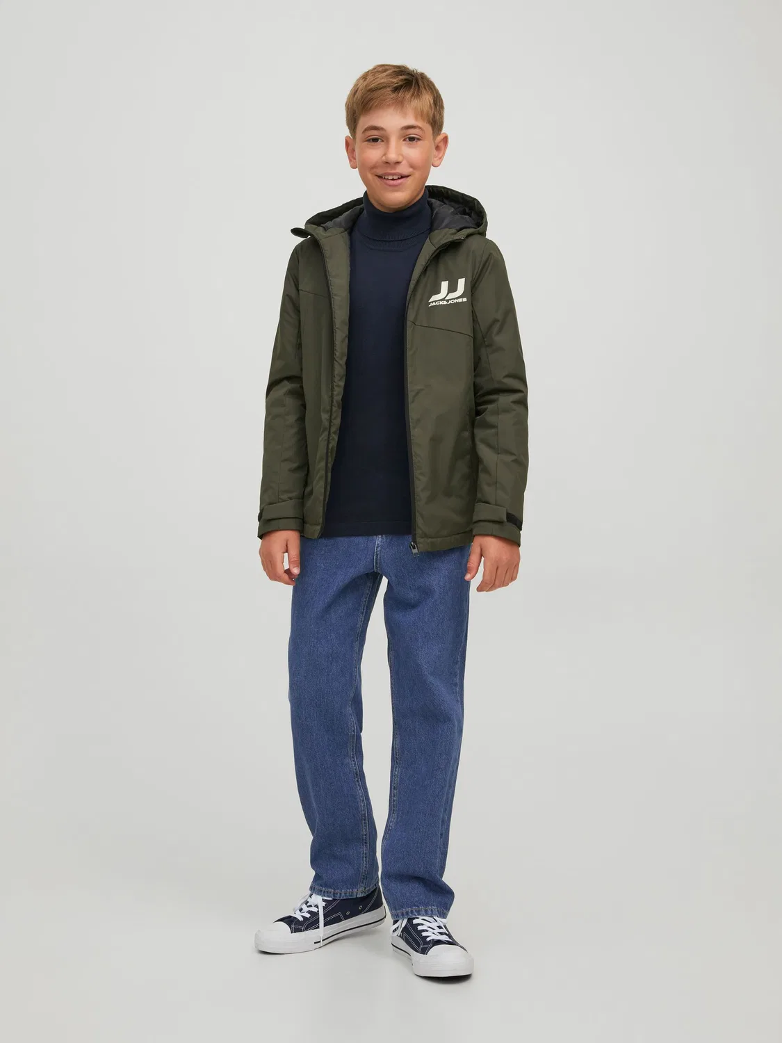 Джинсы свободного кроя Chris, JACK & JONES Junior, синие — фото 3