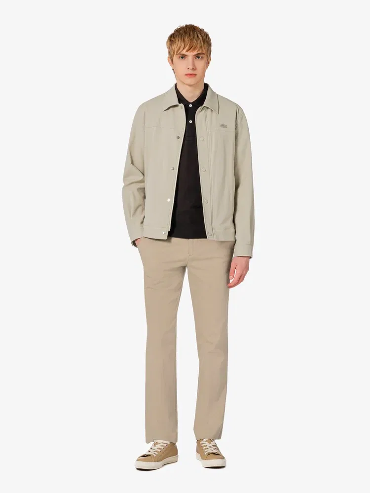 Поло мужское, regular fit, модель PH731E LACOSTE, Antique Gold — фото 4