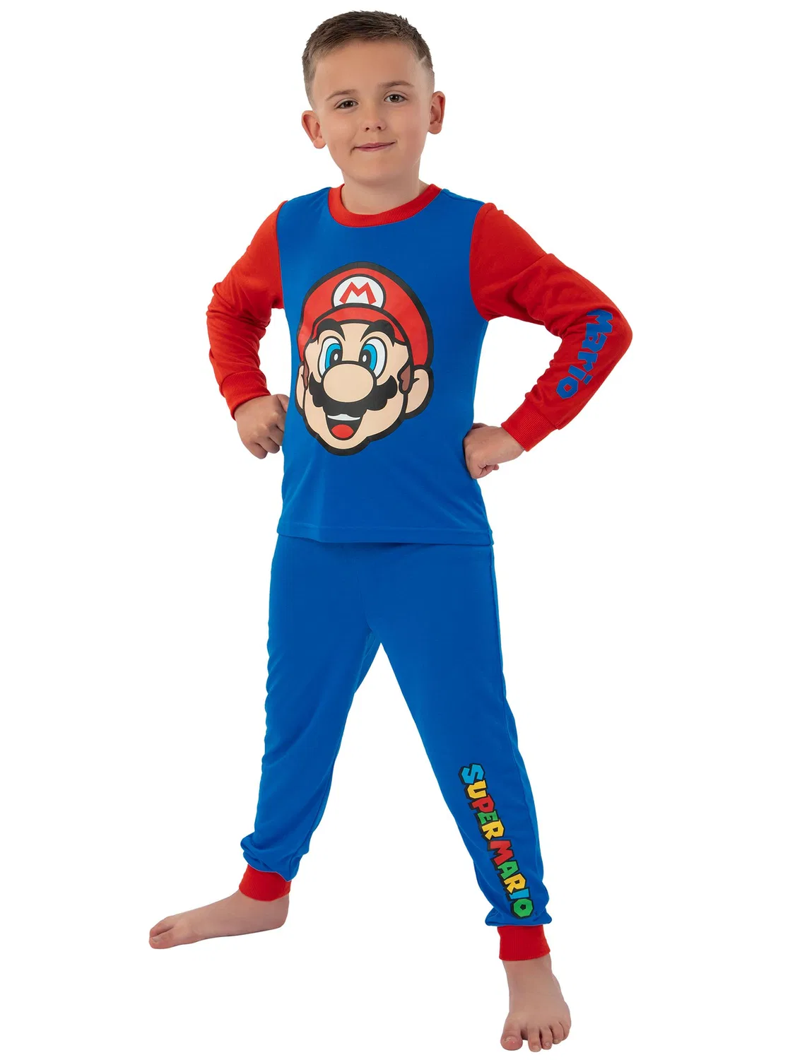 Пижама Super Mario 2 шт. Character, синяя — фото 2