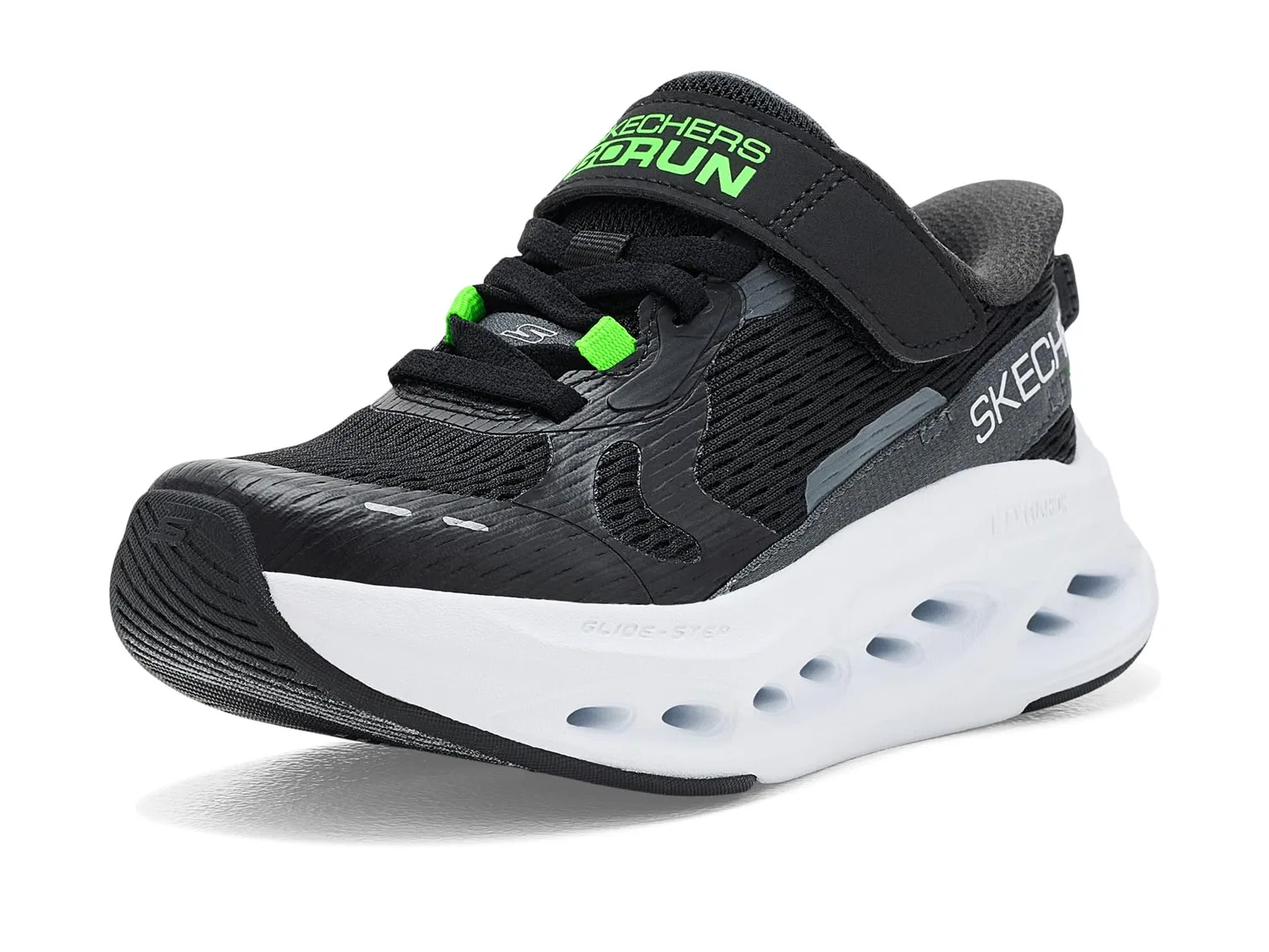 Кроссовки Hands Free Slip-Ins-Max Cushioning Glide-Step 404206l (для маленьких и больших детей) Skechers Kids, Black — фото 2