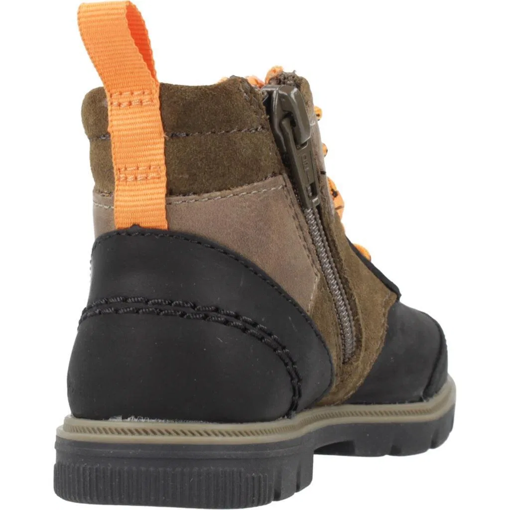 Ботинки Clarks Lorcam Hike T Combi, Цвет Grun — фото 3