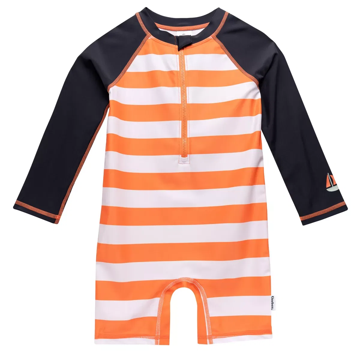 Детский рашгард с длинным рукавом Gerber, Stripe