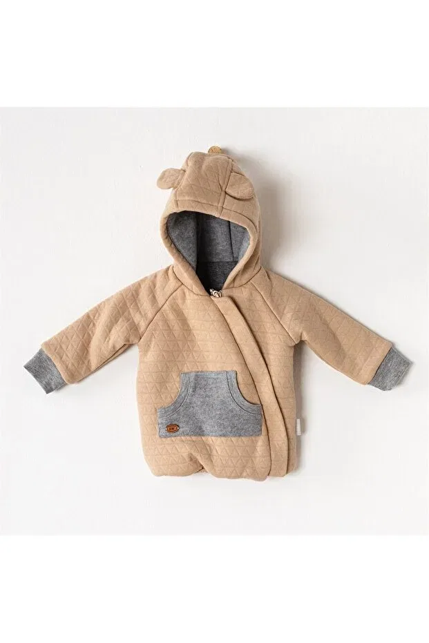 Детское пальто для девочек с капюшоном Wild And Free Andywawa, Beige
