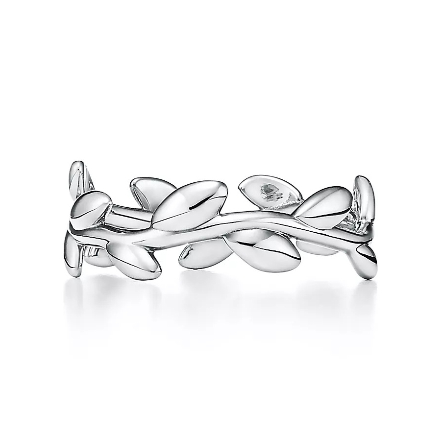 

Кольцо Tiffany & Co. x Paloma Picasso Olive Leaf Band, серебро