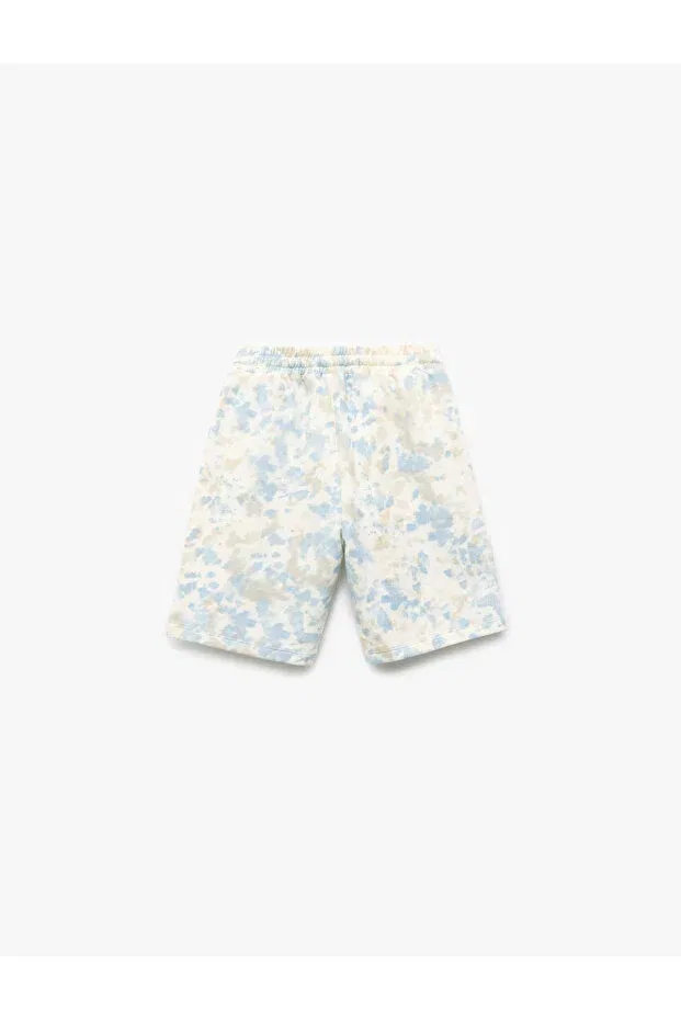 Детские шорты для мальчиков хлопковые Koton, Ecru Patterned — фото 2