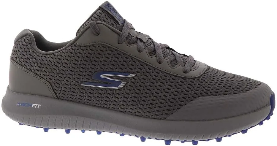 Мужские кроссовки для гольфа Skechers Elite 5 Range Relaxed Fit Waterproof Spikeless Golf Shoe Sneaker, синий