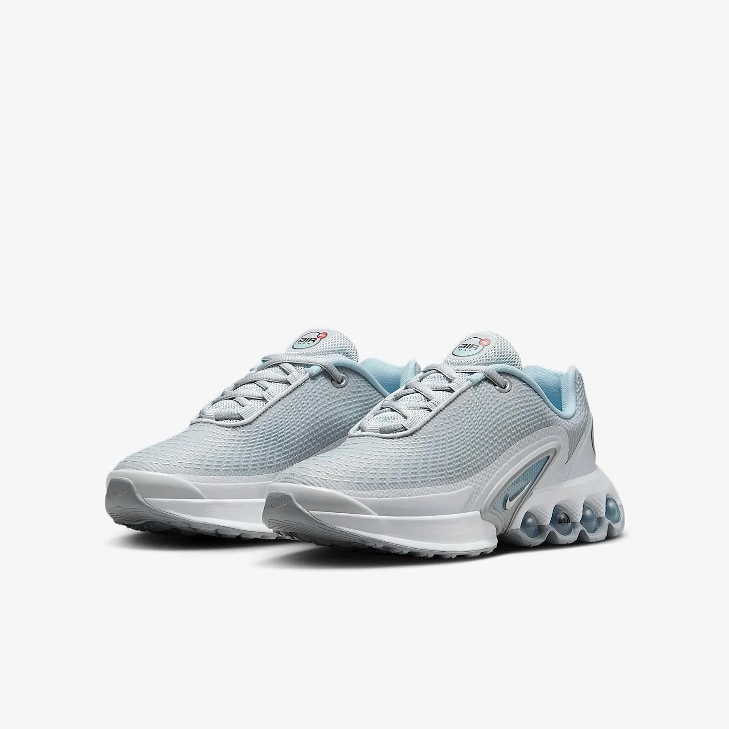 Детские кроссовки для мальчиков Nike Air Max Dn Nike, Pure Platinum/Glacier Blue/White/Metallic Silver — фото 2