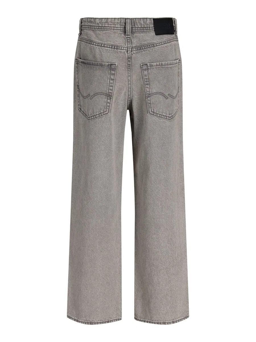 Детские джинсы Jack & Jones Junior Baggy Jeans 'JJIAlex' серого цвета — фото 3